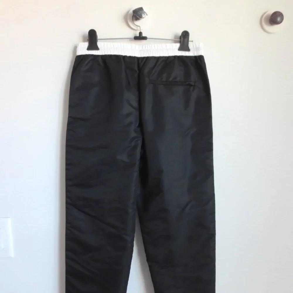 NWT ZARA SIDE STRIPE NYLON JOGGING PANTS BLACK 4319/419 - Picture 6 of 7